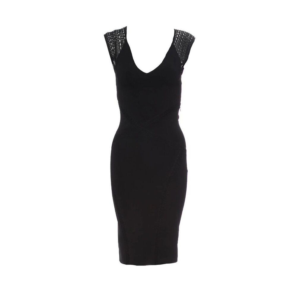 Zac Posen V-Neck Knee-Length Dress